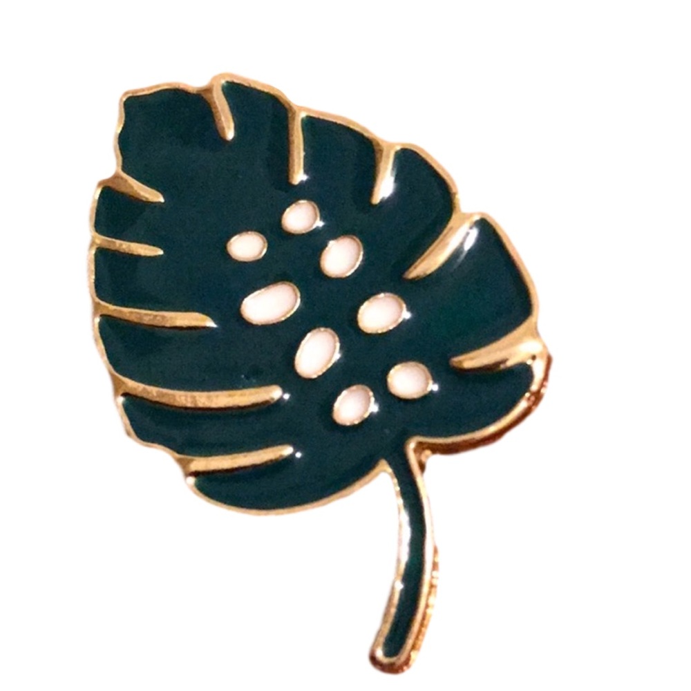 Enamel Pin Tropical Banana Leaf